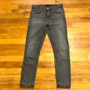 CITIZENS OF HUMANITY Charcoal Cropped Denim Jeans - Size 24